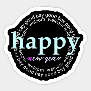 Happy new year Sticker